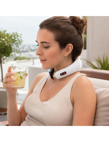 Masseur cou et dos électromagnétique Calmagner – Relaxation profonde