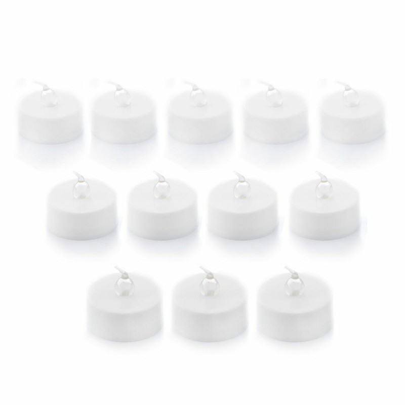 Bougies chauffe‑plat LED (lot de 12) – Ambiance chaleureuse