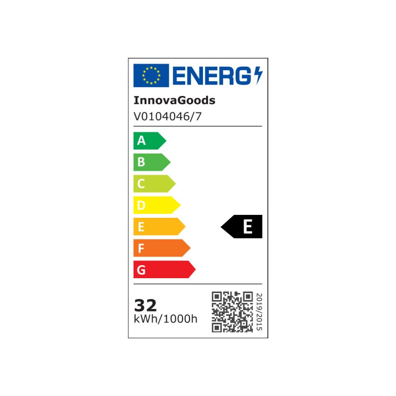 Ventilateur plafond LED rétractable InnovaGoods – Silence, lumière & 6 vitesses