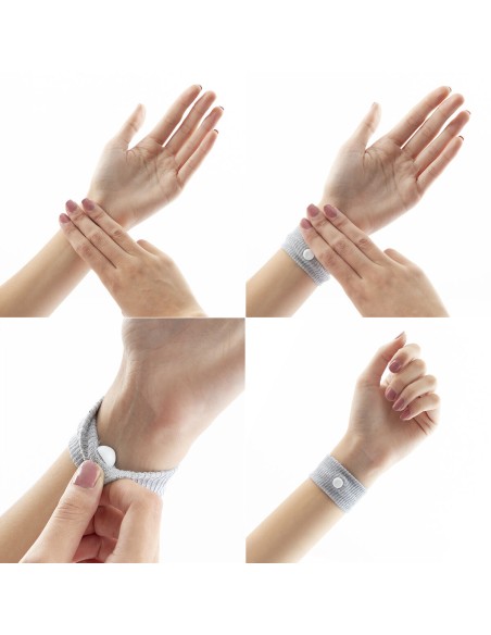 Bracelet Anti-nausées avec Point de Pression Nei-Kuan Nona InnovaGoods (Pack de 2)