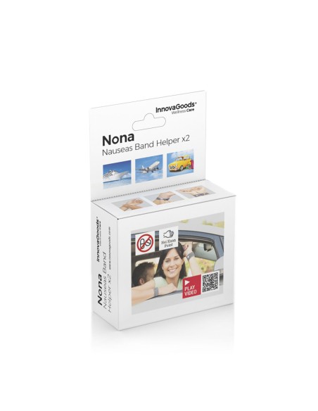 Bracelet Anti-nausées avec Point de Pression Nei-Kuan Nona InnovaGoods (Pack de 2)