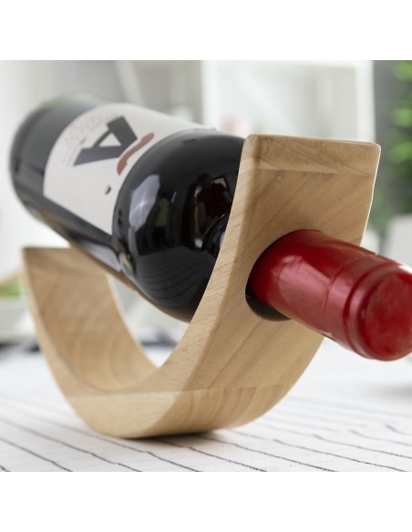 Porte-bouteille en Bois Effet Suspendu Woolance InnovaGoods