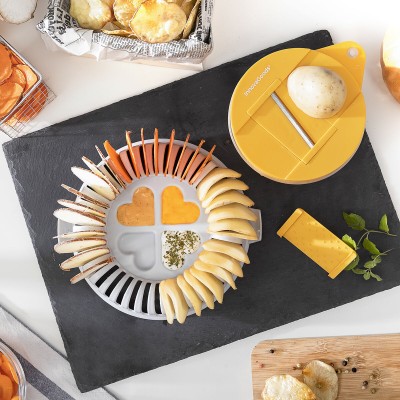 Set pour Faire des Chips au Micro-ondes avec Mandoline et Recettes Chipit InnovaGoods 2