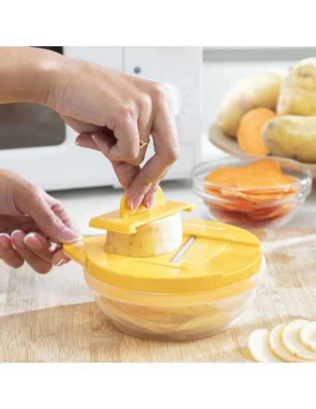 Set pour Faire des Chips au Micro-ondes avec Mandoline et Recettes Chipit InnovaGoods