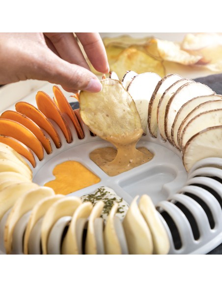 Set pour Faire des Chips au Micro-ondes avec Mandoline et Recettes Chipit InnovaGoods