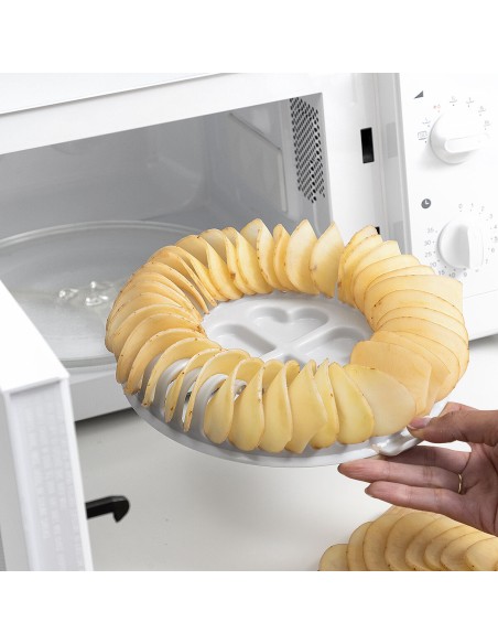 Set pour Faire des Chips au Micro-ondes avec Mandoline et Recettes Chipit InnovaGoods