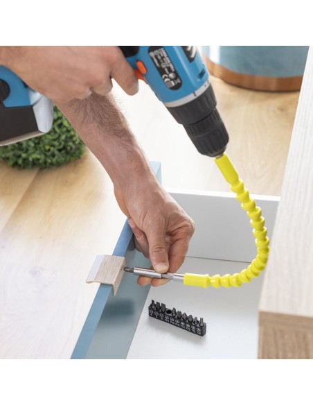 Rallonge Flexible Magnétique pour Tournevis avec Accessoires Drillex InnovaGoods