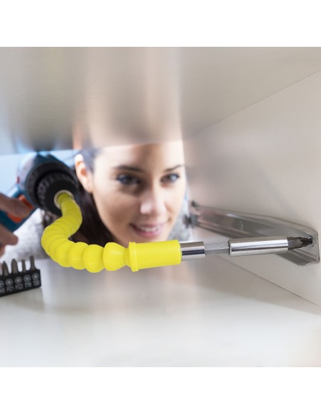 Rallonge Flexible Magnétique pour Tournevis avec Accessoires Drillex InnovaGoods