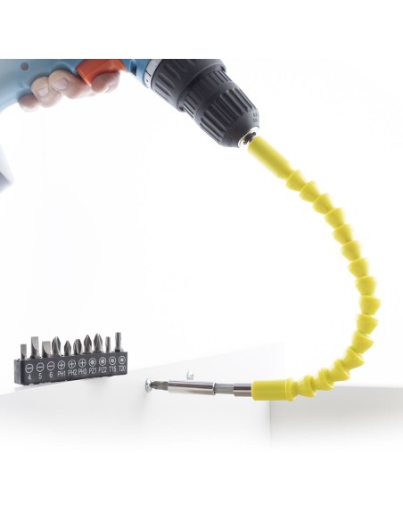 Rallonge Flexible Magnétique pour Tournevis avec Accessoires Drillex InnovaGoods