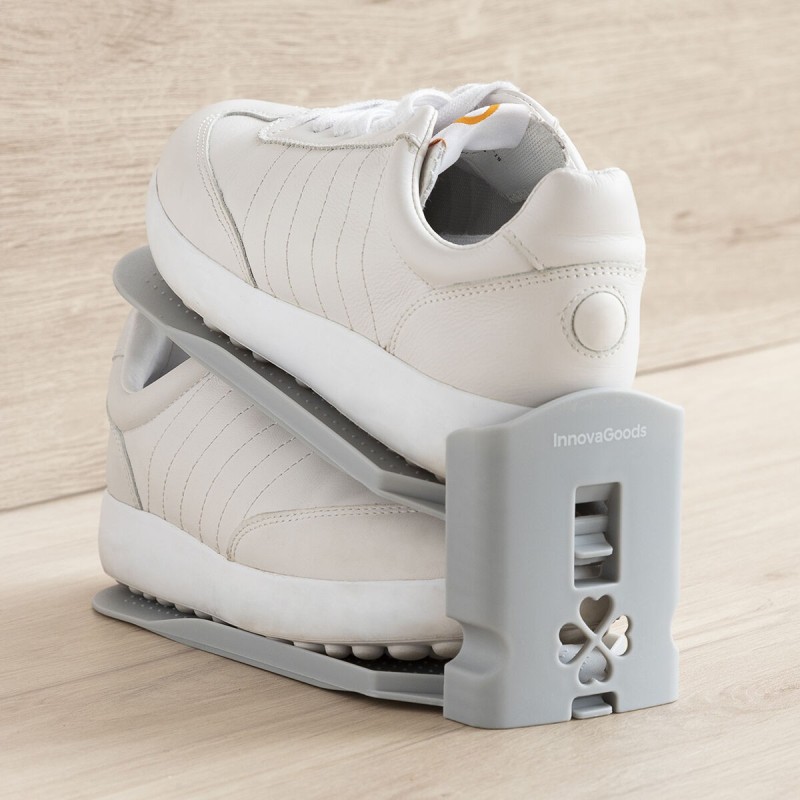 Range‑chaussures réglables (6 unités) – Organisation verticale