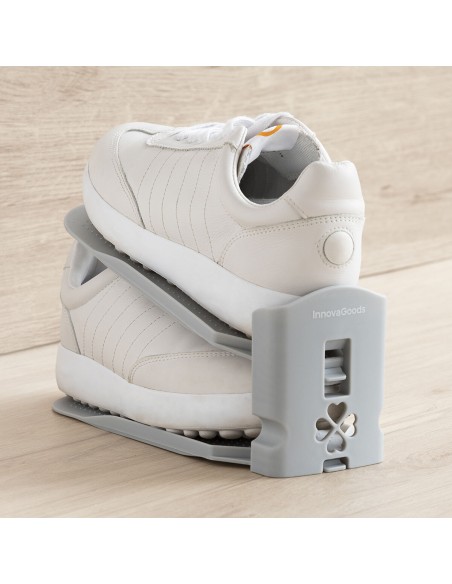 Range‑chaussures réglables (6 unités) – Organisation verticale