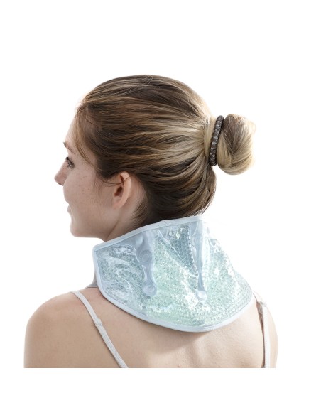 Coussin Réglable avec Perles en Gel Effet Chaud et Froid Pearion InnovaGoods