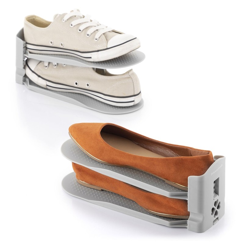 Range‑chaussures réglables (6 unités) – Organisation verticale
