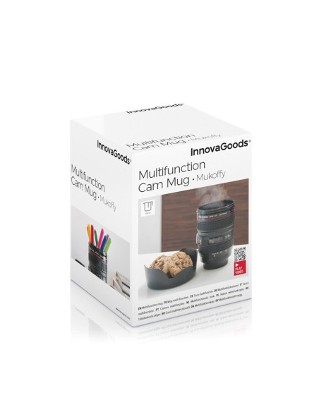 Verre Multifonction avec Couvercle Mukoffy InnovaGoods