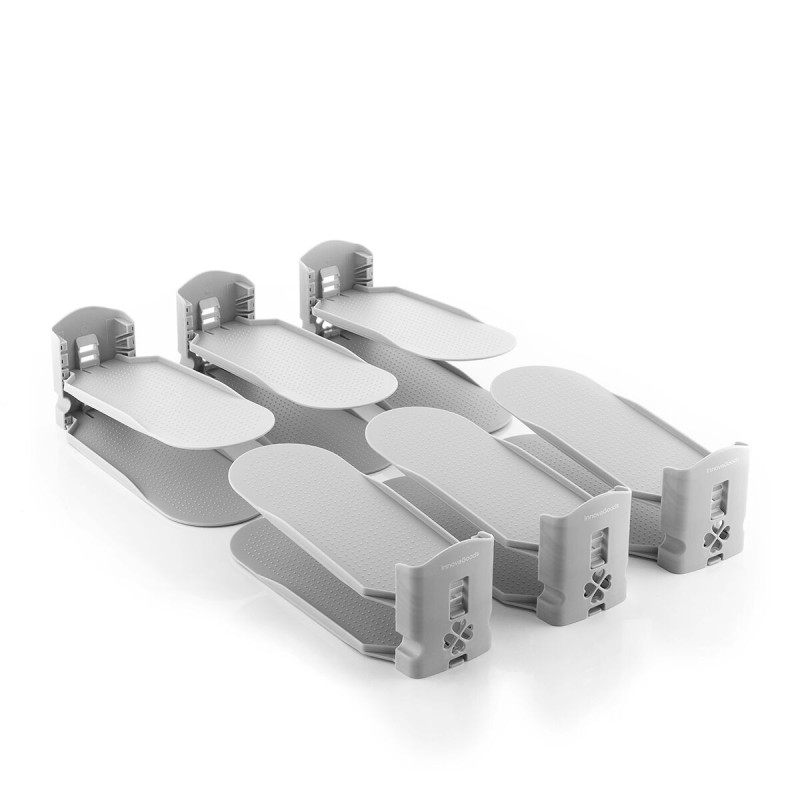 Range‑chaussures réglables (6 unités) – Organisation verticale