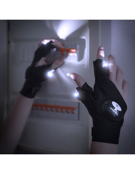 Gants avec Lumière LED Gleds InnovaGoods 2 Unités