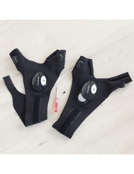 Gants avec Lumière LED Gleds InnovaGoods 2 Unités