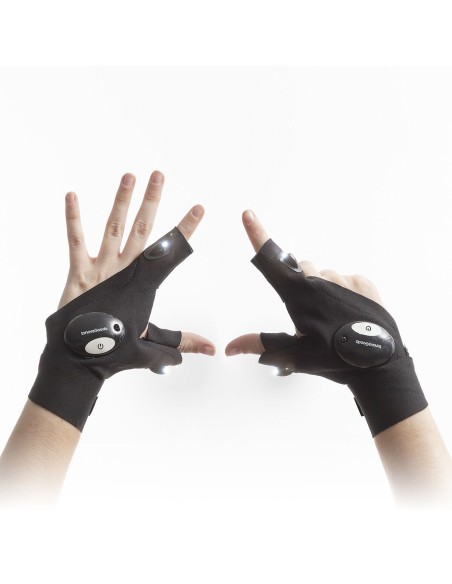 Gants avec Lumière LED Gleds InnovaGoods 2 Unités