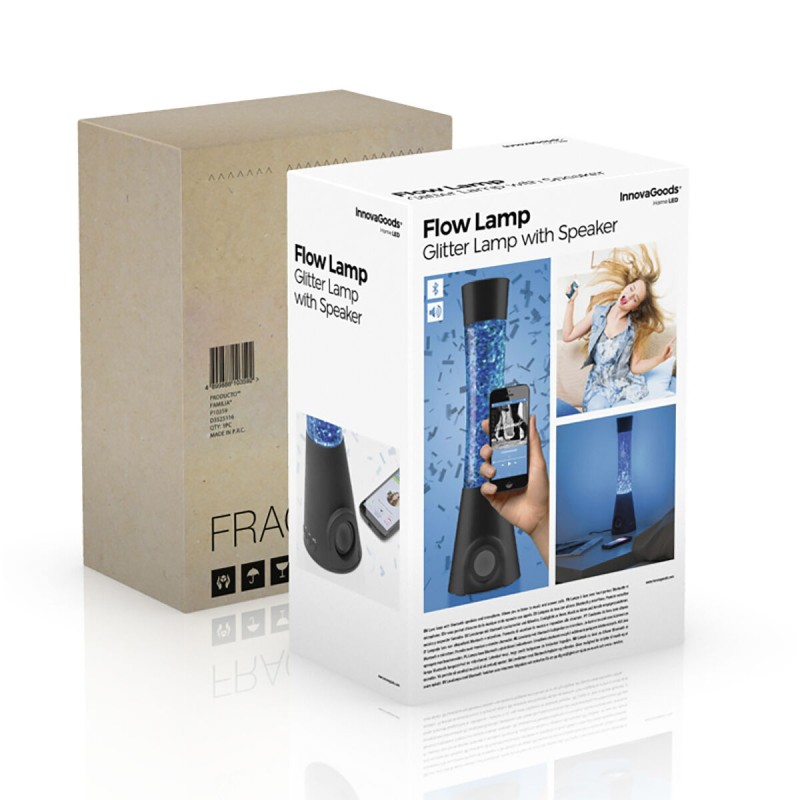 Lampe à Lave avec Haut-Parleur et Microphone Flow Lamp InnovaGoods