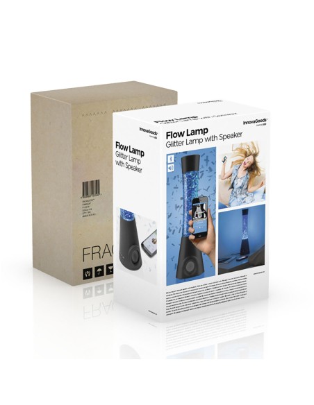 Lampe à Lave avec Haut-Parleur et Microphone Flow Lamp InnovaGoods