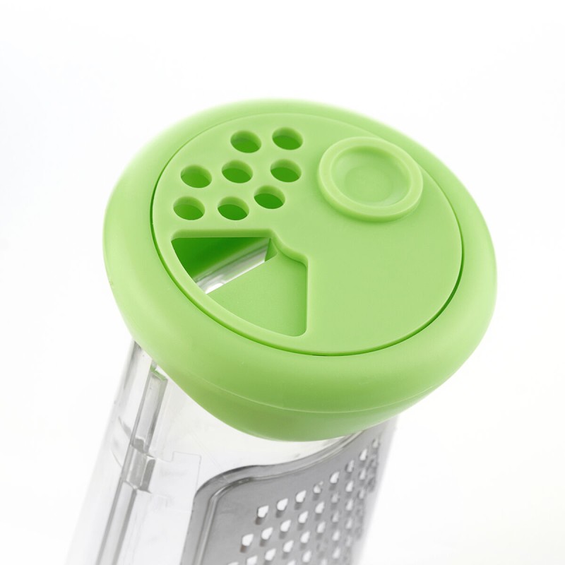 Râpe avec récipient et couvercle de distributeur 3 en 1 Cheezy InnovaGoods