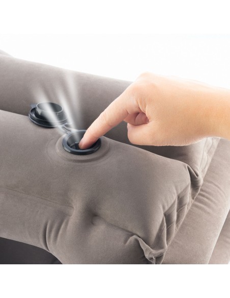 Oreiller de Voyage Gonflable Frontal Snoozy InnovaGoods