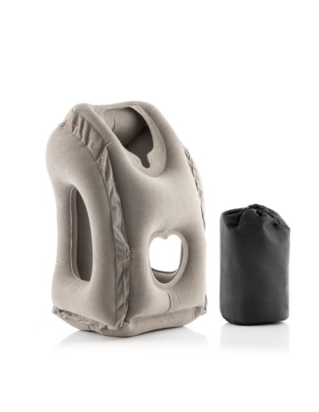 Oreiller de Voyage Gonflable Frontal Snoozy InnovaGoods