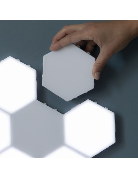 Ensemble de Panneaux LED Modulaires Magnétiques et Tactiles Tilight InnovaGoods (Pack de 3)