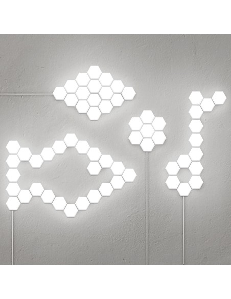 Ensemble de Panneaux LED Modulaires Magnétiques et Tactiles Tilight InnovaGoods (Pack de 3)