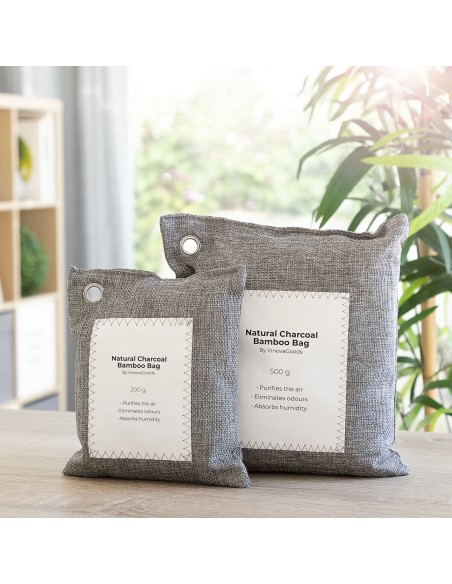 Ensemble de Sacs Purificateurs d’Air avec Charbon Actif Bacoal InnovaGoods (pack de 2)