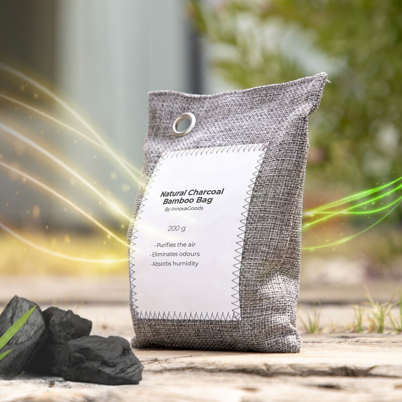 Ensemble de Sacs Purificateurs d’Air avec Charbon Actif Bacoal InnovaGoods (pack de 2)