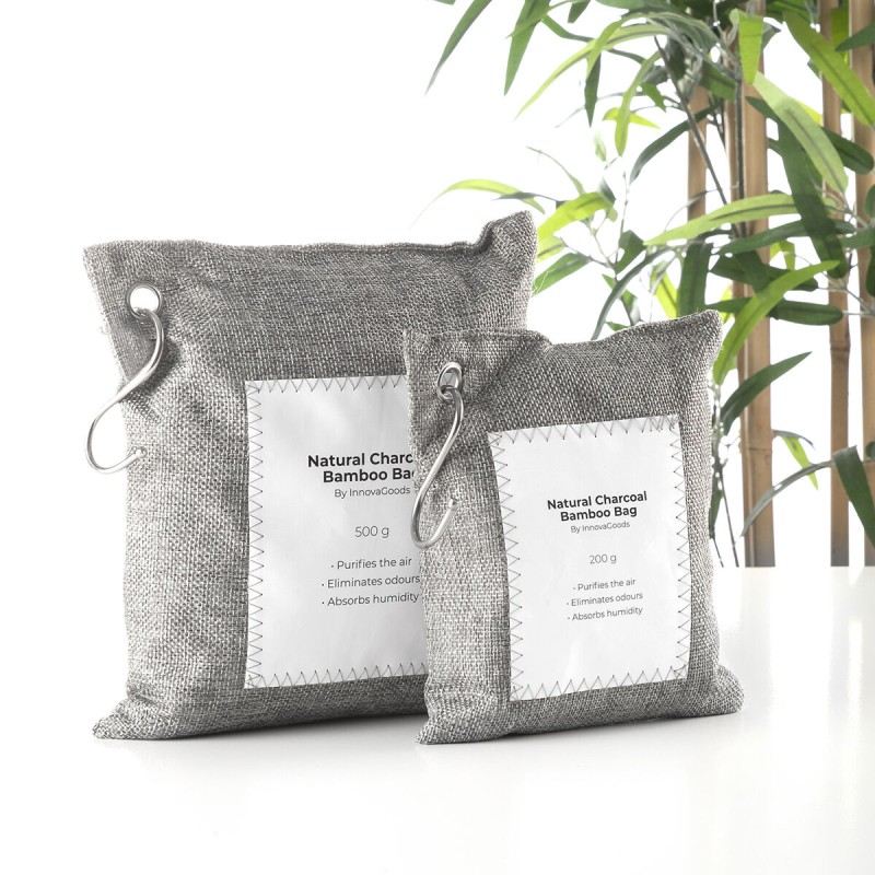 Ensemble de Sacs Purificateurs d’Air avec Charbon Actif Bacoal InnovaGoods (pack de 2)