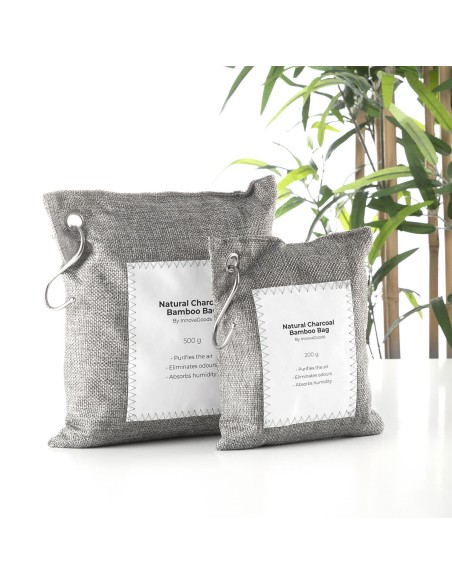 Ensemble de Sacs Purificateurs d’Air avec Charbon Actif Bacoal InnovaGoods (pack de 2)
