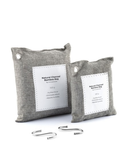 Ensemble de Sacs Purificateurs d’Air avec Charbon Actif Bacoal InnovaGoods (pack de 2)