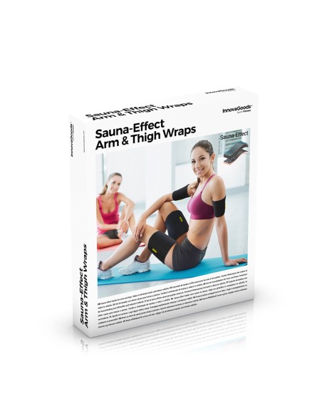 Bandes Sportives avec effet sauna pour les Bras et les Jambes InnovaGoods 4 Unités