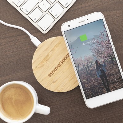 Chargeur sans Fil en Bambou Wirber InnovaGoods 2