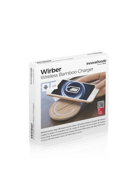 Chargeur sans Fil en Bambou Wirber InnovaGoods