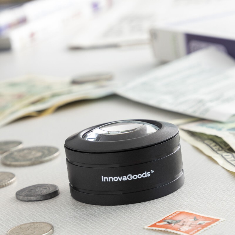 Loupe de Poche avec LED Magle InnovaGoods