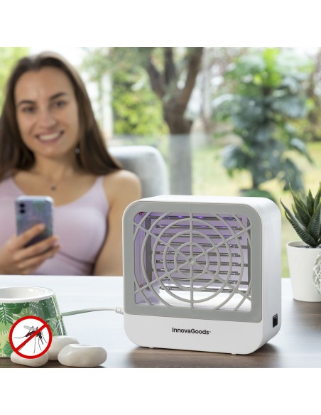 Lampe Anti-moustique avec Crochet Mural KL Box InnovaGoods