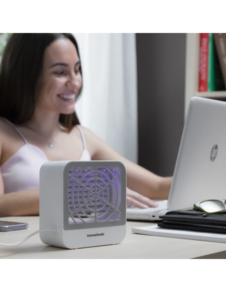 Lampe Anti-moustique avec Crochet Mural KL Box InnovaGoods