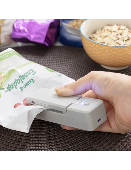 Machine à Sceller les Sacs Rechargeable avec Aimant et Cutter Rebasyl InnovaGoods