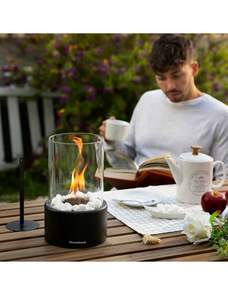 Cheminée de table bioéthanol Heatfir – Ambiance chaleureuse