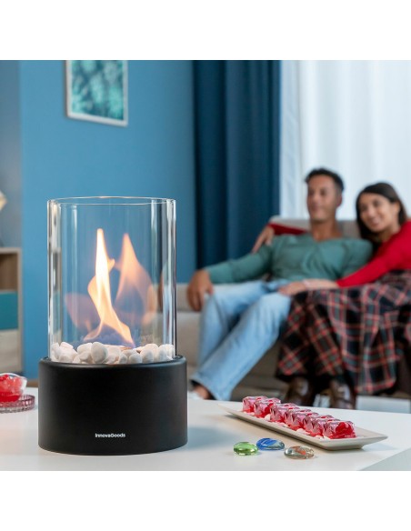 Cheminée de table bioéthanol Heatfir – Ambiance chaleureuse