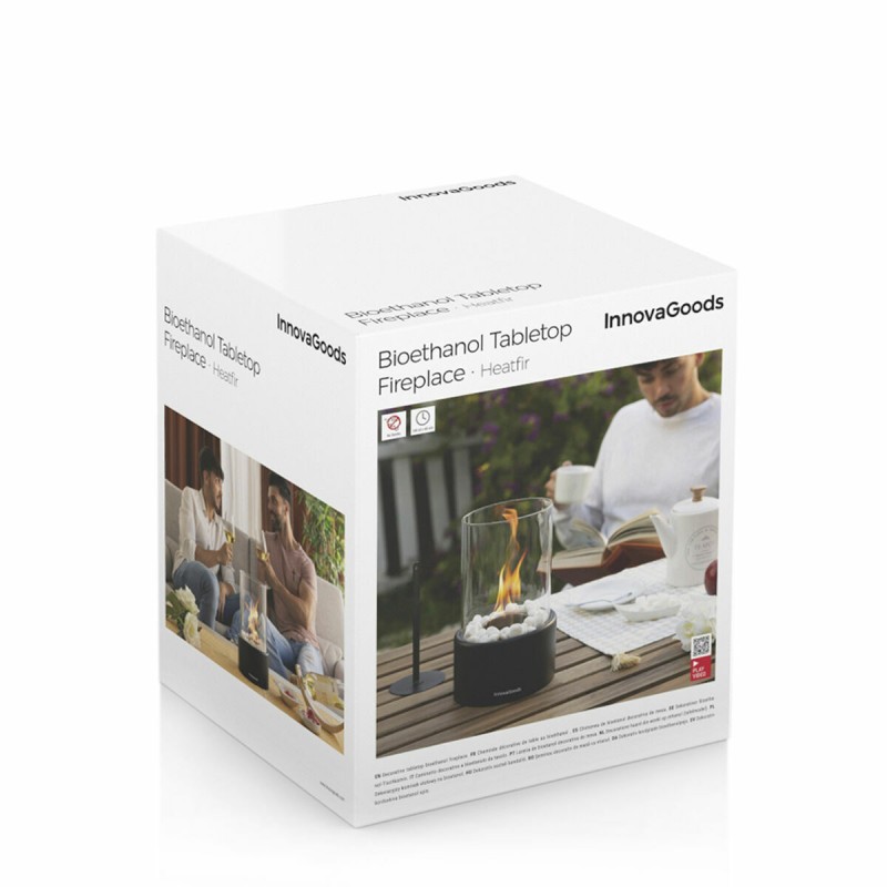 Cheminée de table bioéthanol Heatfir – Ambiance chaleureuse