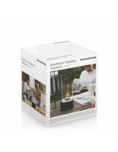 Cheminée de table bioéthanol Heatfir – Ambiance chaleureuse