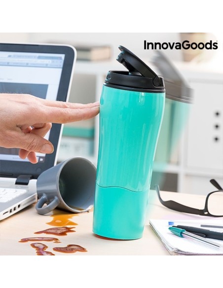 Mug Isotherme avec Ventouse Anti-Renversement InnovaGoods