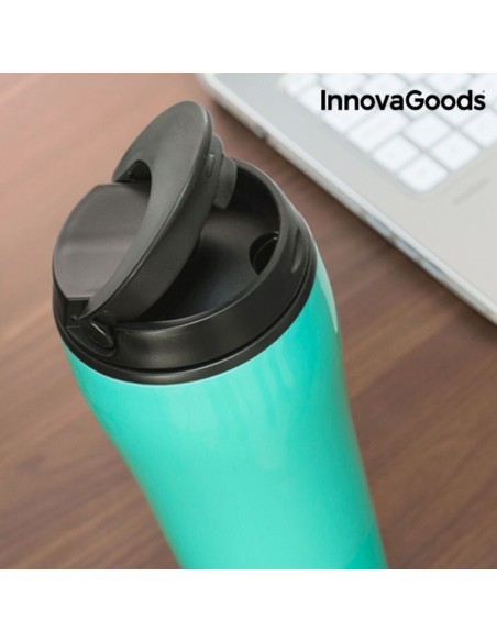 Mug Isotherme avec Ventouse Anti-Renversement InnovaGoods