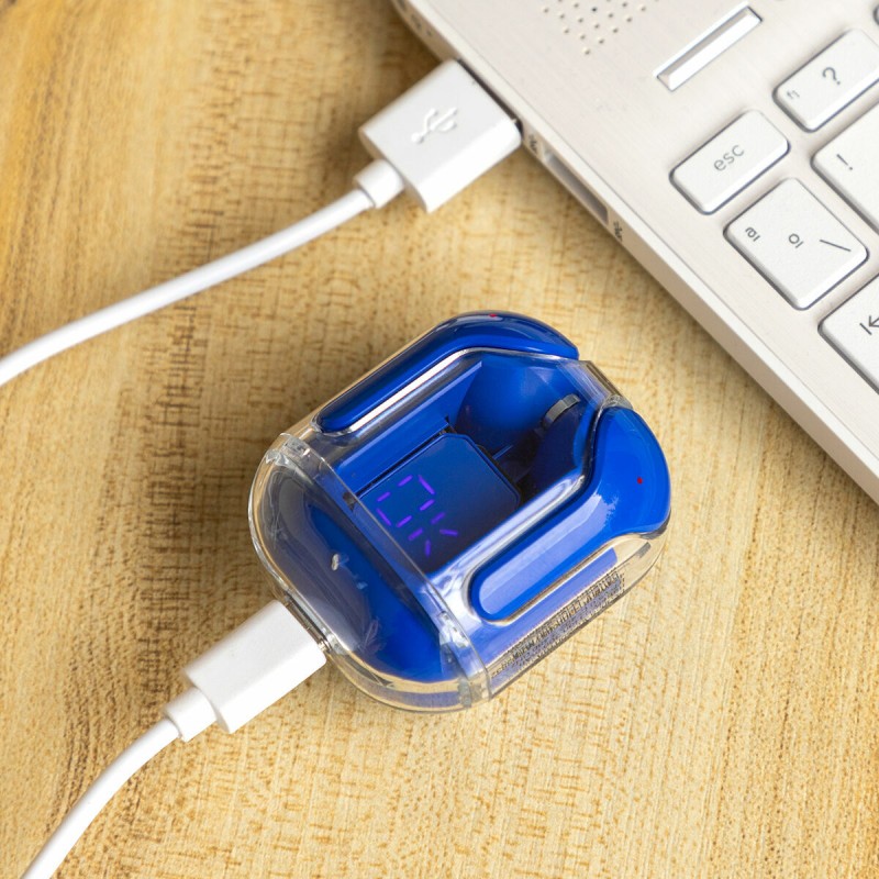 Écouteurs sans fil Blue avec étui – Compacts et autonomes