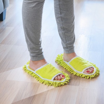 Pantoufles serpillière Mop&Go – Nettoyage en marchant