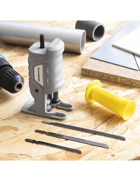 Adaptateur scie sauteuse pour perceuse Jrill – Polyvalent et résistant